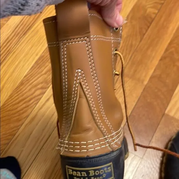 L.L. Bean Duck Boots - Brown and Navy