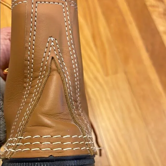L.L. Bean Duck Boots - Brown and Navy
