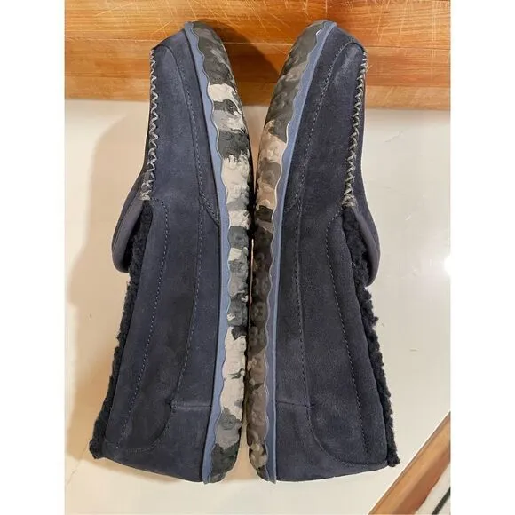 L.L.Bean Mountain Slippers Men's Shoes Carbon Navy Sz 12M