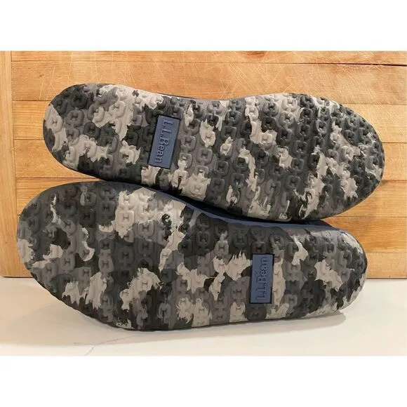 L.L.Bean Mountain Slippers Men's Shoes Carbon Navy Sz 12M