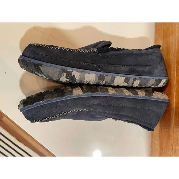 L.L.Bean Mountain Slippers Men's Shoes Carbon Navy Sz 12M