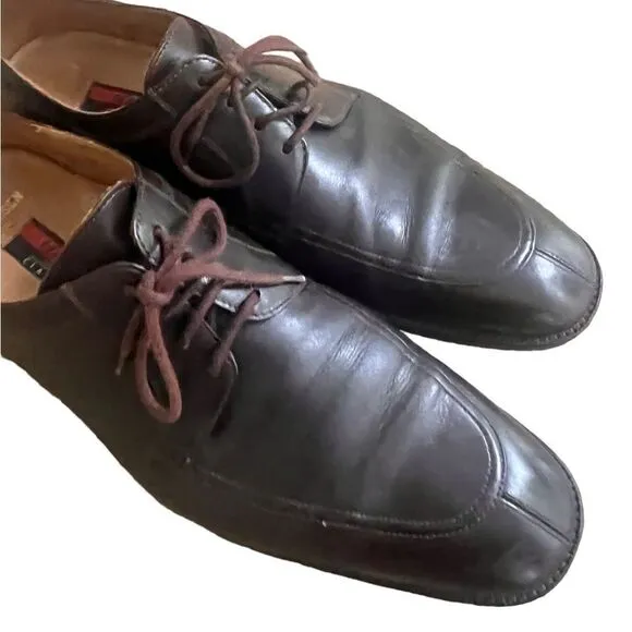 Lloyd Classics Germany Brown Leather Dress Shoes Mens 10
