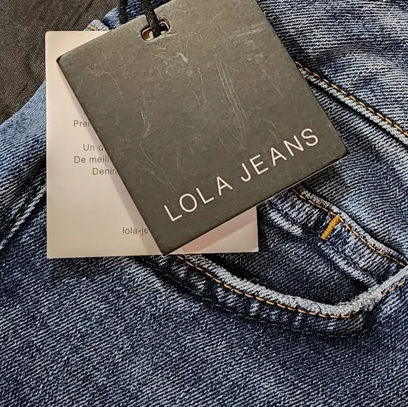 Lola Jeans Billie-DIS High-Rise Bootcut Denim Size 32 Medium Wash Distressed