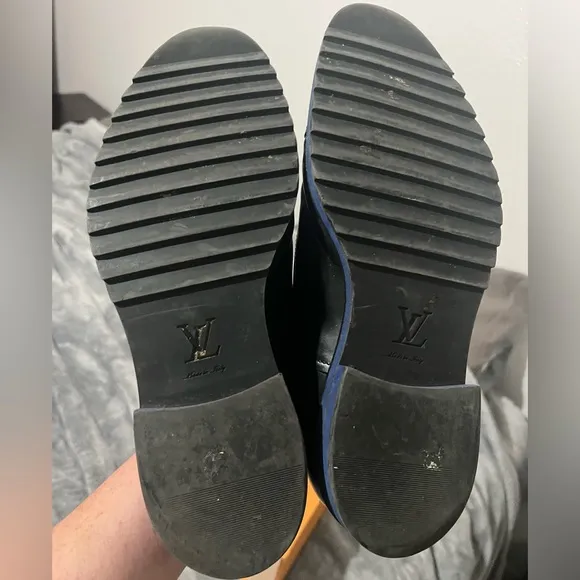 Louis Vuitton Blue Bottom Dress Shoes