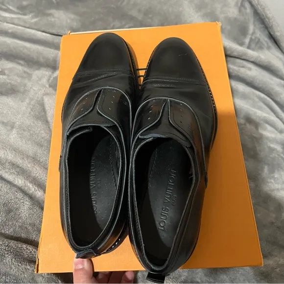 Louis Vuitton Blue Bottom Dress Shoes