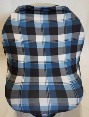Love My Life Multi-Use Nursing Cover - All Season / Geo Plaid