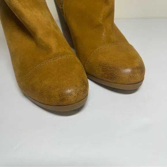 Lucky Brand Laureen Leather Ankle Boots Size 9