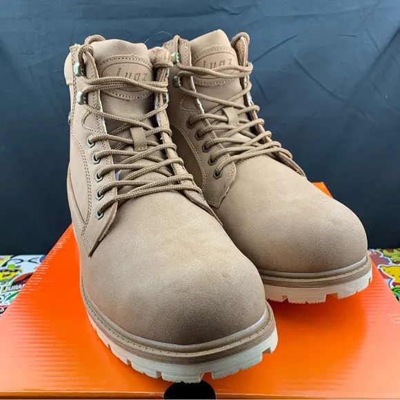Lugs Bedrock Anti-Slip Work Boots Men's Various Sizes