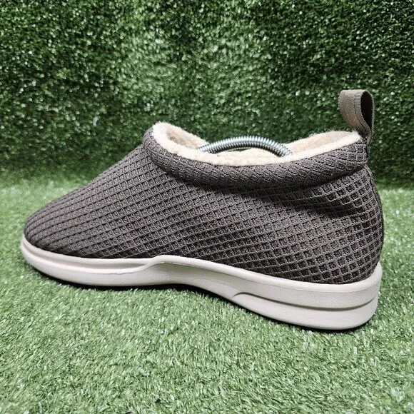 Lusso Cloud Guru Sherpa Lined Gray Waffle Chukka Slip On‎ Slippers Shoes Mens 11