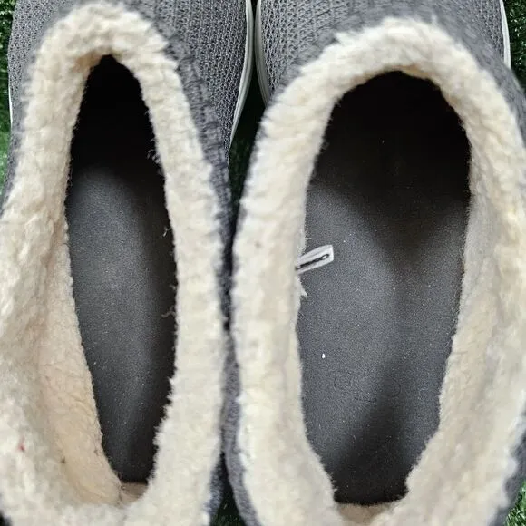 Lusso Cloud Guru Sherpa Lined Gray Waffle Chukka Slip On‎ Slippers Shoes Mens 11