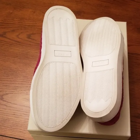 🆕️M. Gemi The Cerchio sneakers, nubuck cranberry