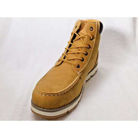 M81 Levi's Men's Dean Waxed Lace Up Moc-Toe Boots 10 M