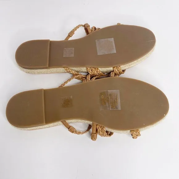 Madewell braided slide sandals Sz 10