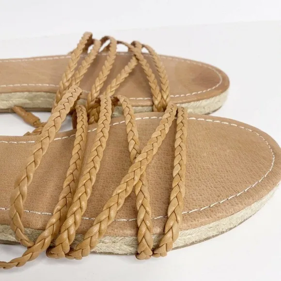 Madewell braided slide sandals Sz 10