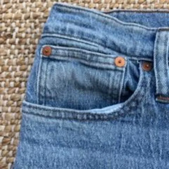 Madewell Classic Straight Jean Denim Women's Size 31 Style #AA596 Y2K Inspired