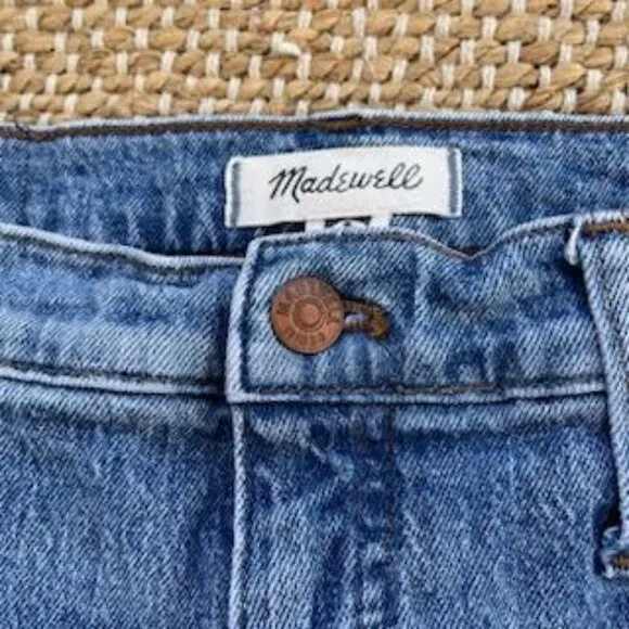 Madewell Classic Straight Jean Denim Women's Size 31 Style #AA596 Y2K Inspired
