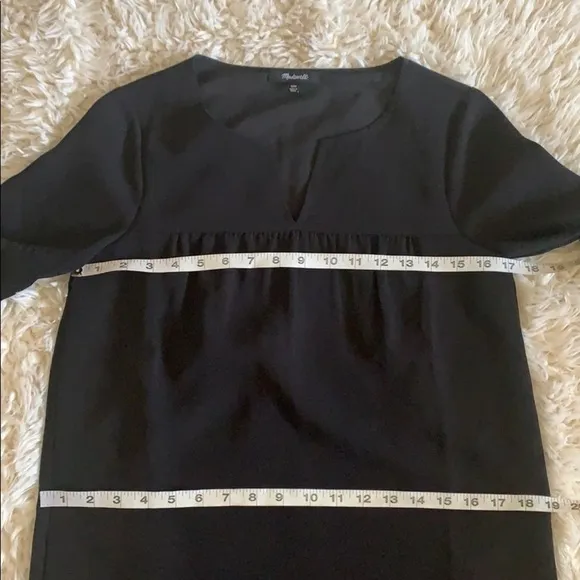 Madewell Pop On Smock Dress Fluterry Bell Sleeves