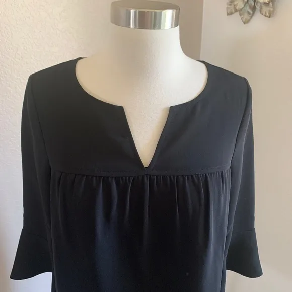 Madewell Pop On Smock Dress Fluterry Bell Sleeves