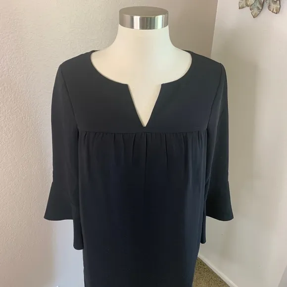 Madewell Pop On Smock Dress Fluterry Bell Sleeves