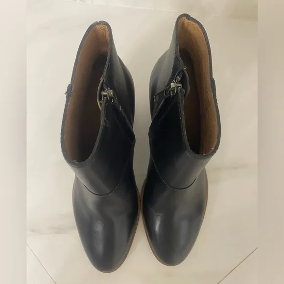 Madewell Rosie Ankle Boots in Black Leather size 8.5 -NWOB