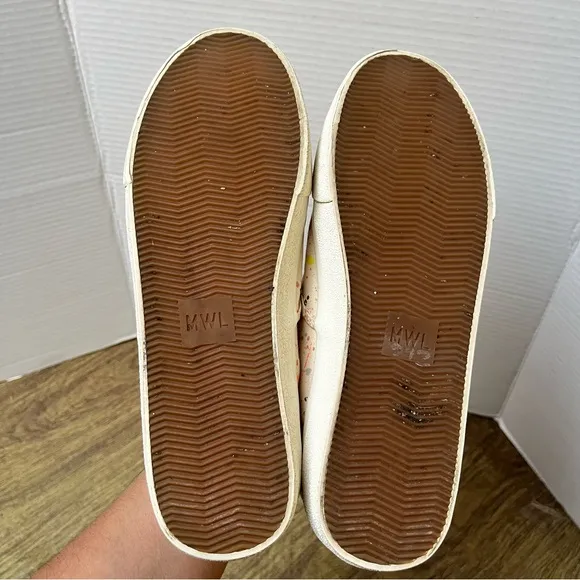 Madewell Sidewalk Paint Splatter Slip on Sneakers Size 9.5