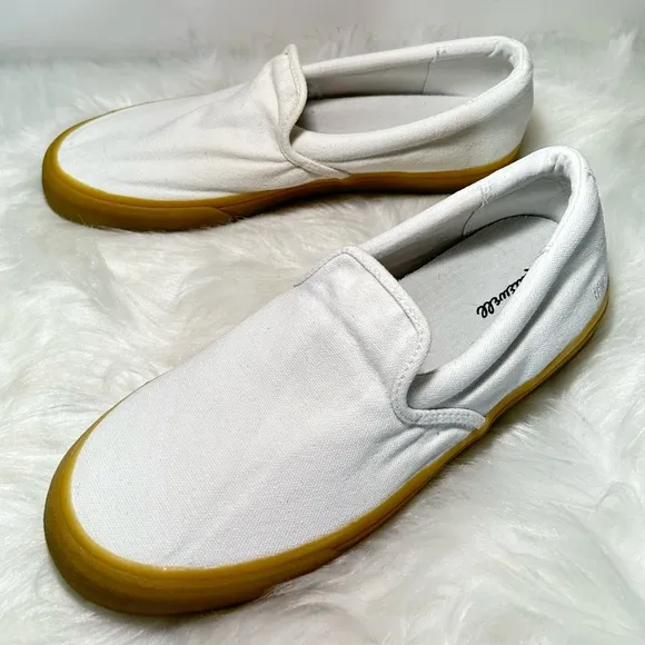 Madewell Sidewalk Slip-On Sneakers in Recycled Canvas Size W 10/ M 8.5