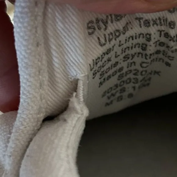 Madewell Sidewalk Slip-On Sneakers in Recycled Canvas Size W 10/ M 8.5