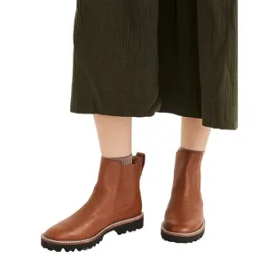 Madewell Womens Leather Elastic Slip-On Textured Sole Ankle Boots Size 7.5 NWOB
