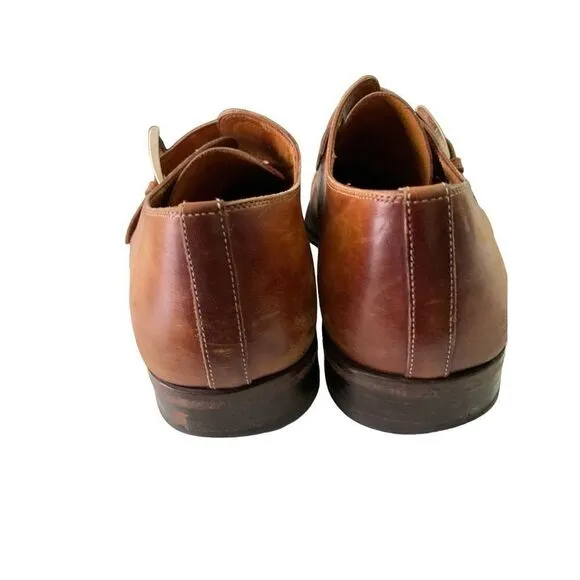 Magnanni brown leather dress shoes men's size 10