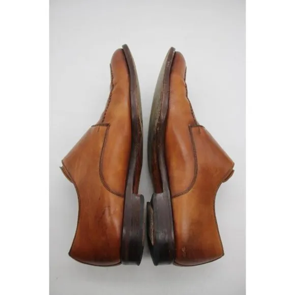 Magnanni Double Monk Strap Men's Size 9 M Brown Dress Shoes 12754