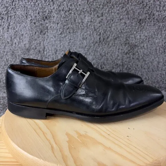 Magnanni Marco II Single Monk Strap Mens 12 Leather Dress Shoe Made in Spain