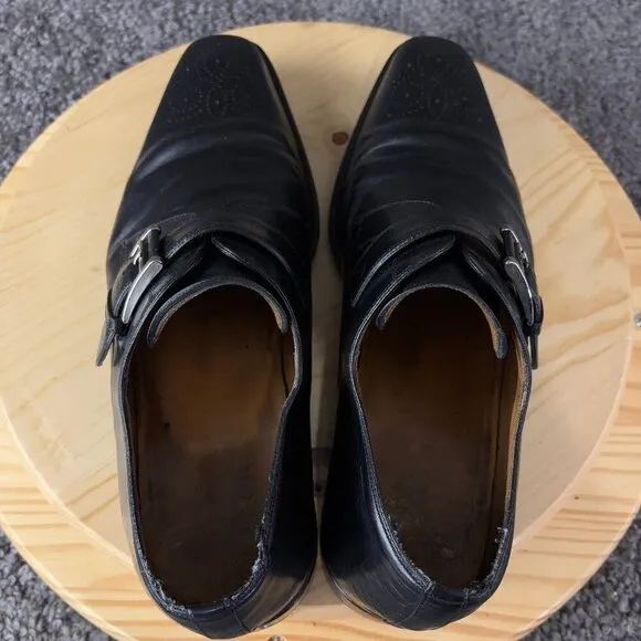 Magnanni Marco II Single Monk Strap Mens 12 Leather Dress Shoe Made in Spain