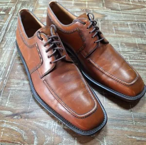 Magnanni Men's Leather Dress Shoes Size 8.5 Brown Made In Spain
