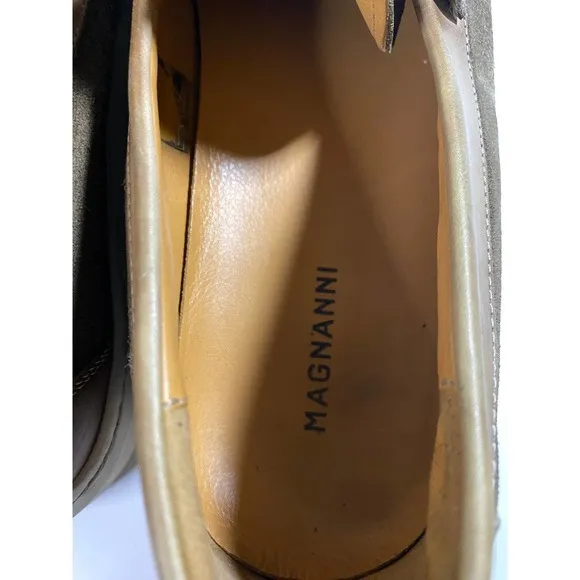 Magnanni Suede Loafers Slip on Sneakers Men's Size 10