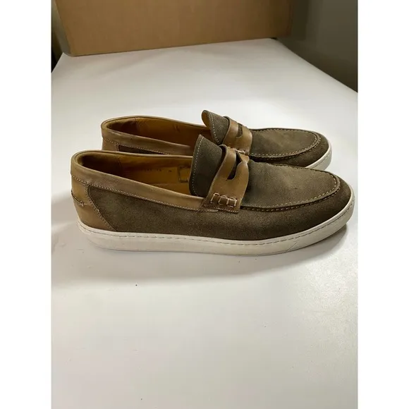 Magnanni Suede Loafers Slip on Sneakers Men's Size 10