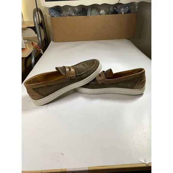 Magnanni Suede Loafers Slip on Sneakers Men's Size 10