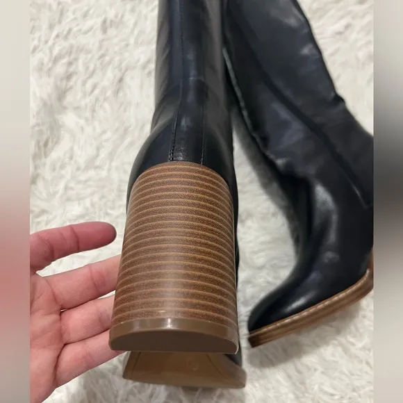Marc Fisher Gabey Tall Boots - Wide Calf - NWT - Size 7.5 - Black