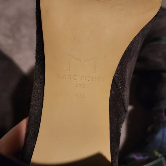 MARC FISHER Jayne Tall Brown Boots