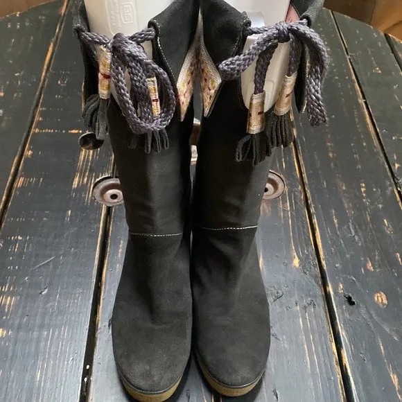 Marc Jacobs Stivali Suede Wedge boots