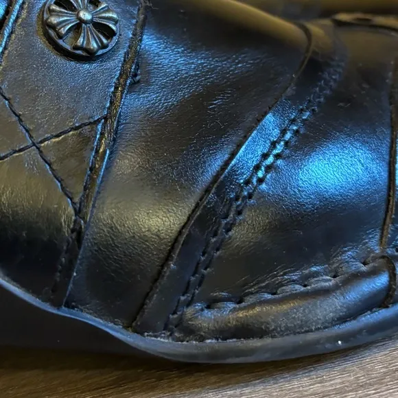 Mark Nason Lounge U Rock Black Leather Studded Mens Dress Shoes