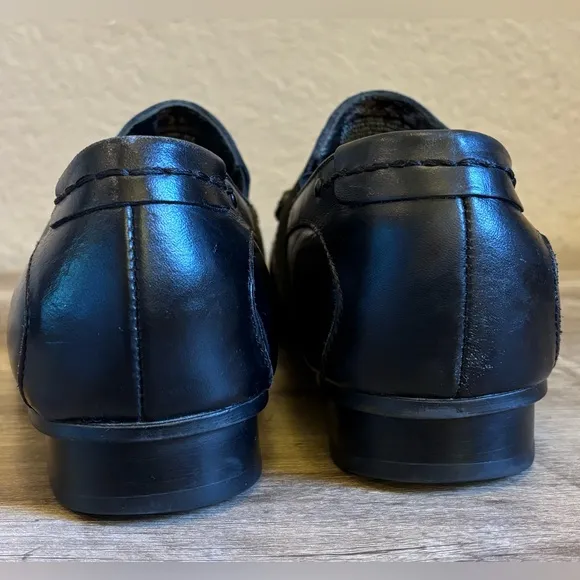 Mark Nason Lounge U Rock Black Leather Studded Mens Dress Shoes