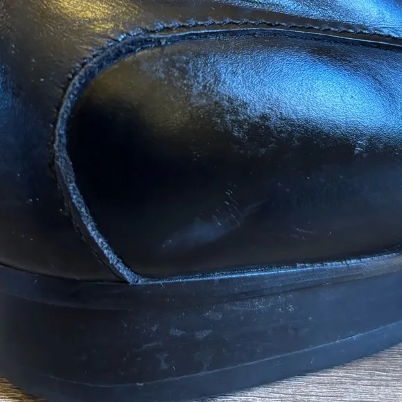 Mark Nason Lounge U Rock Black Leather Studded Mens Dress Shoes