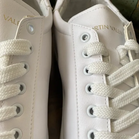 Martin Valen Men’s Casual Low White Sneakers