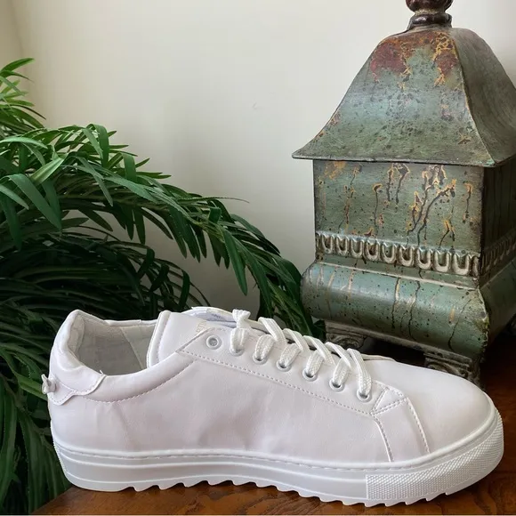 Martin Valen Men’s Casual Low White Sneakers