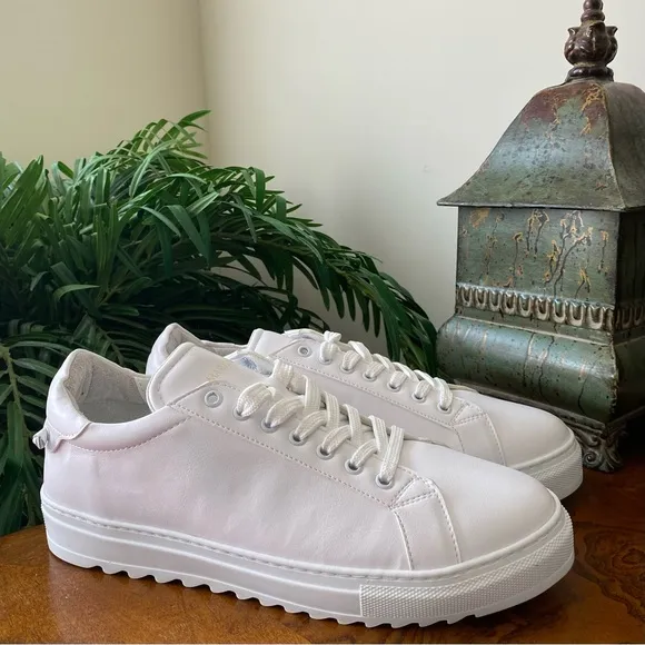 Martin Valen Men’s Casual Low White Sneakers