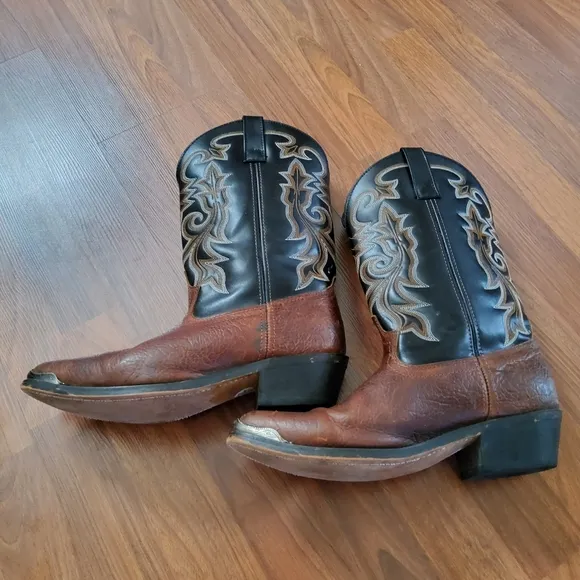Masterson Boot Co. RB111 Men’s Leather Cowboy Western Boots Size 10D