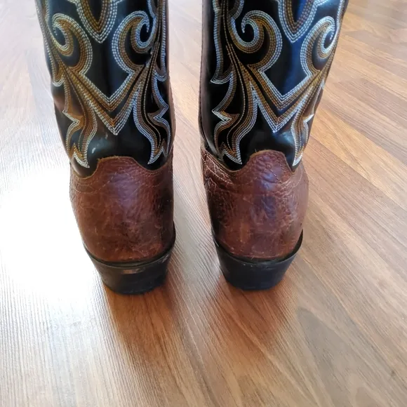 Masterson Boot Co. RB111 Men’s Leather Cowboy Western Boots Size 10D