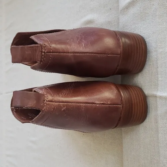 Matisse Morris Leather Women's 7 Split Ankle Boots Saddle Brown