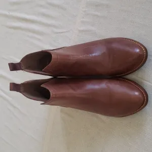 Matisse Morris Leather Women's 7 Split Ankle Boots Saddle Brown