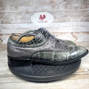 Mauri City Slicker Men's Size 12 Alligator Sliver Dress Shoes